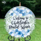 Hand-painted CIRCLE acrylic sign