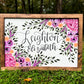 Hand-Painted Wooden Sign