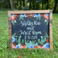 Hand-Painted Wooden Sign