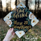 Hand painted, Hand Lettered Custom Graduation cap TOPPER