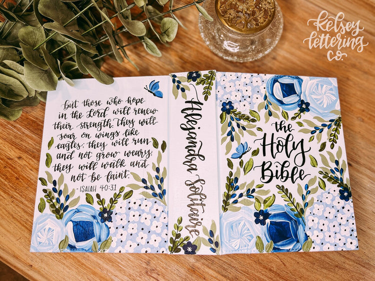 Handpainted Bible